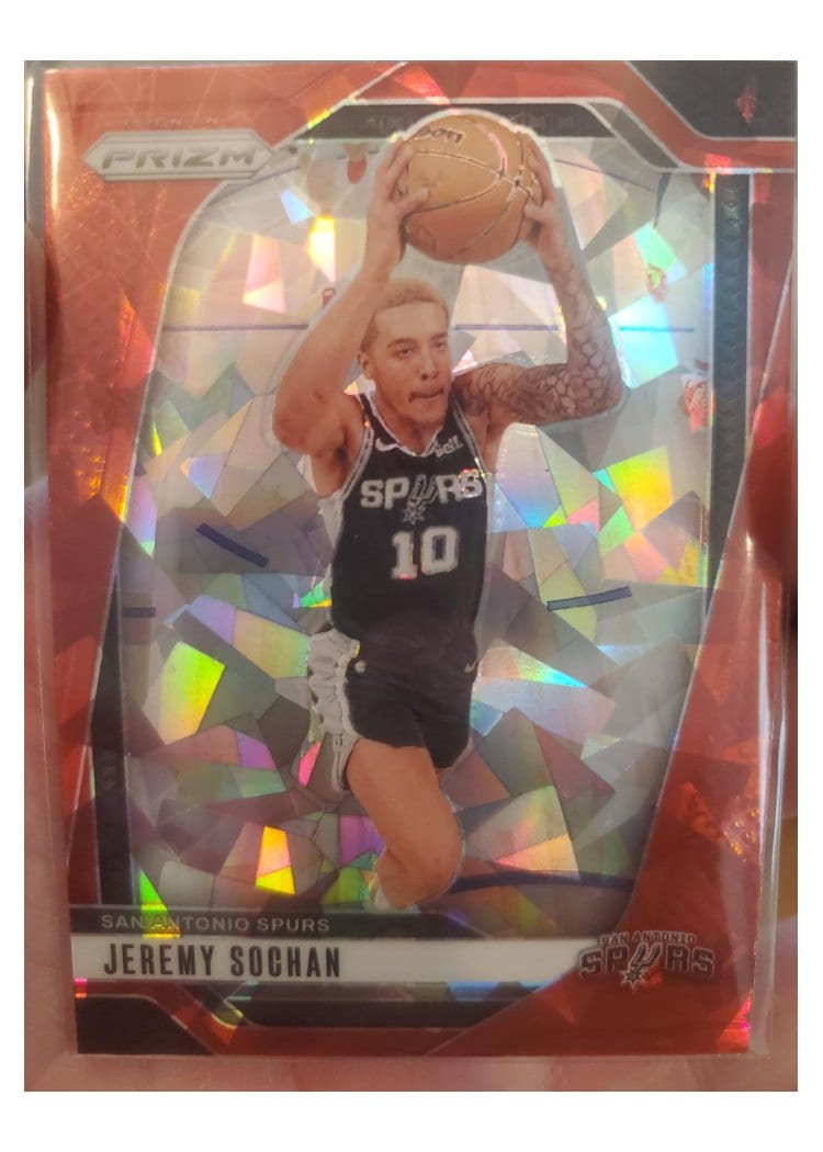 2024-25 Panini Prizm Base Set Jeremy Sochan #23 card