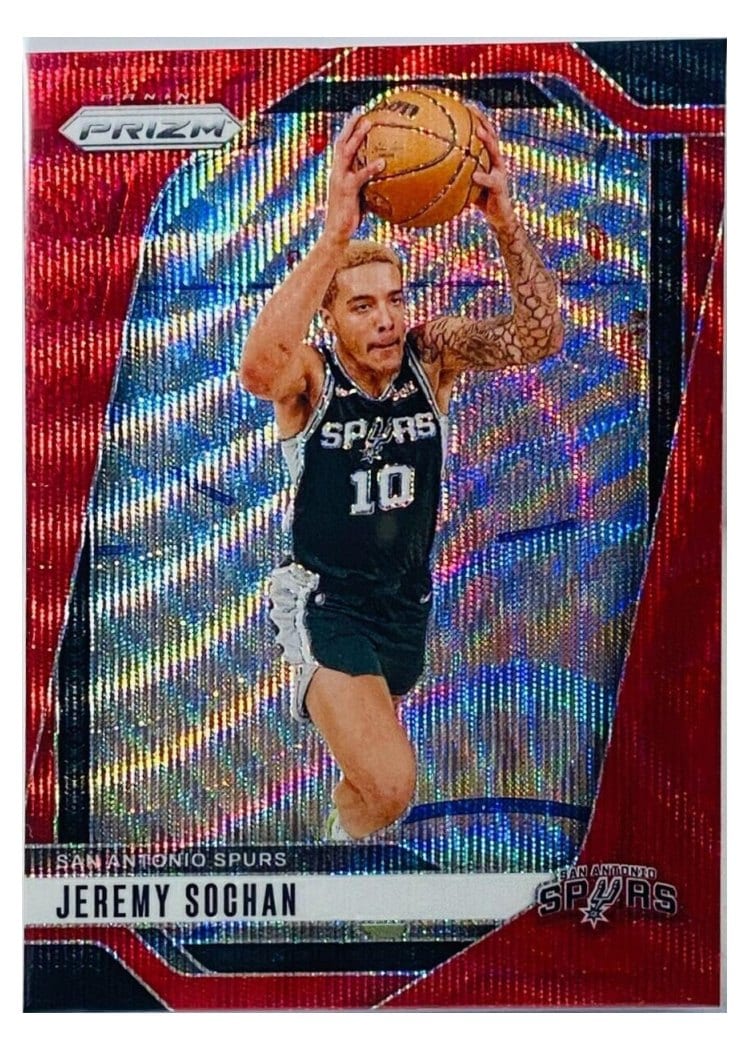 2024-25 Panini Prizm Base Set Jeremy Sochan #23 card