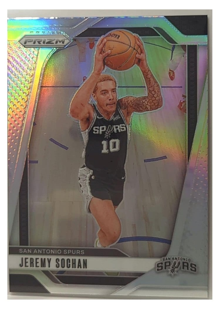 2024-25 Panini Prizm Base Set Jeremy Sochan #23 card
