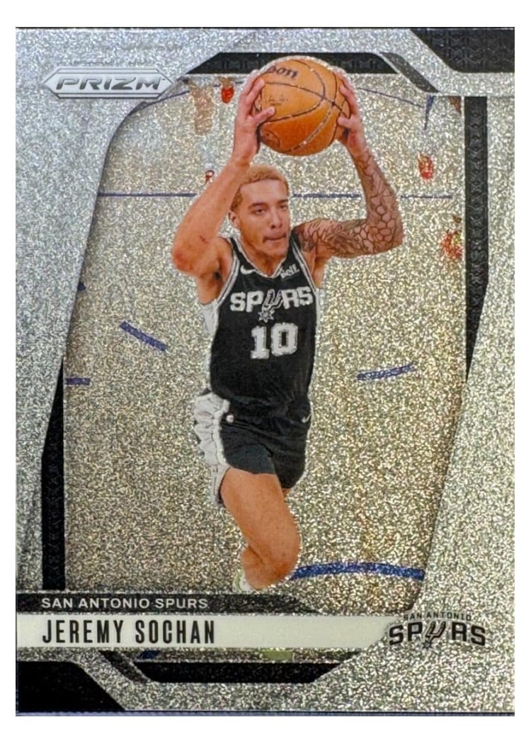 2024-25 Panini Prizm Base Set Jeremy Sochan #23 card