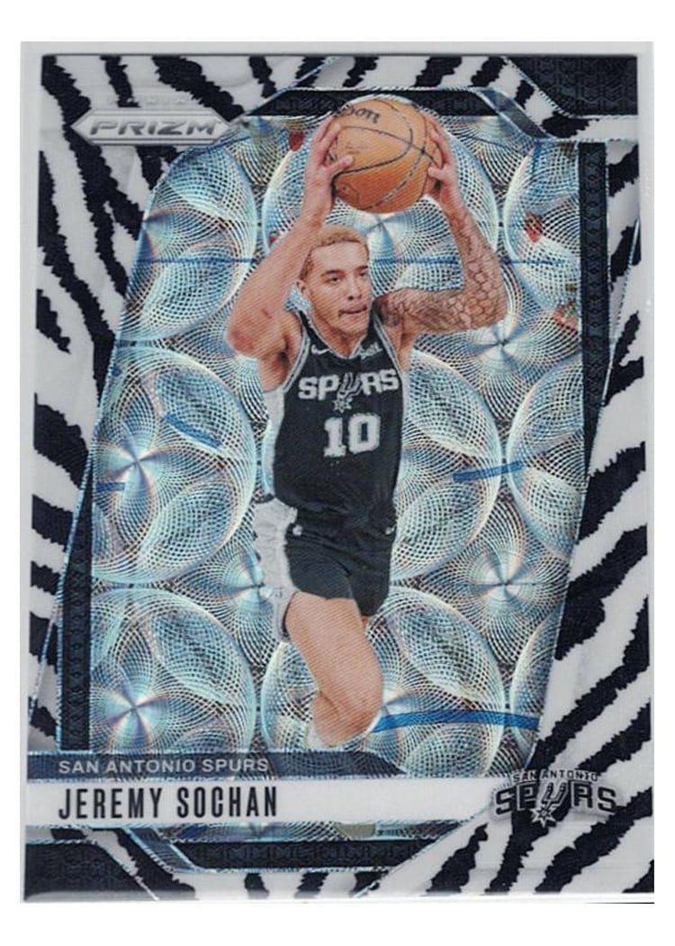 2024-25 Panini Prizm Base Set Jeremy Sochan #23 card