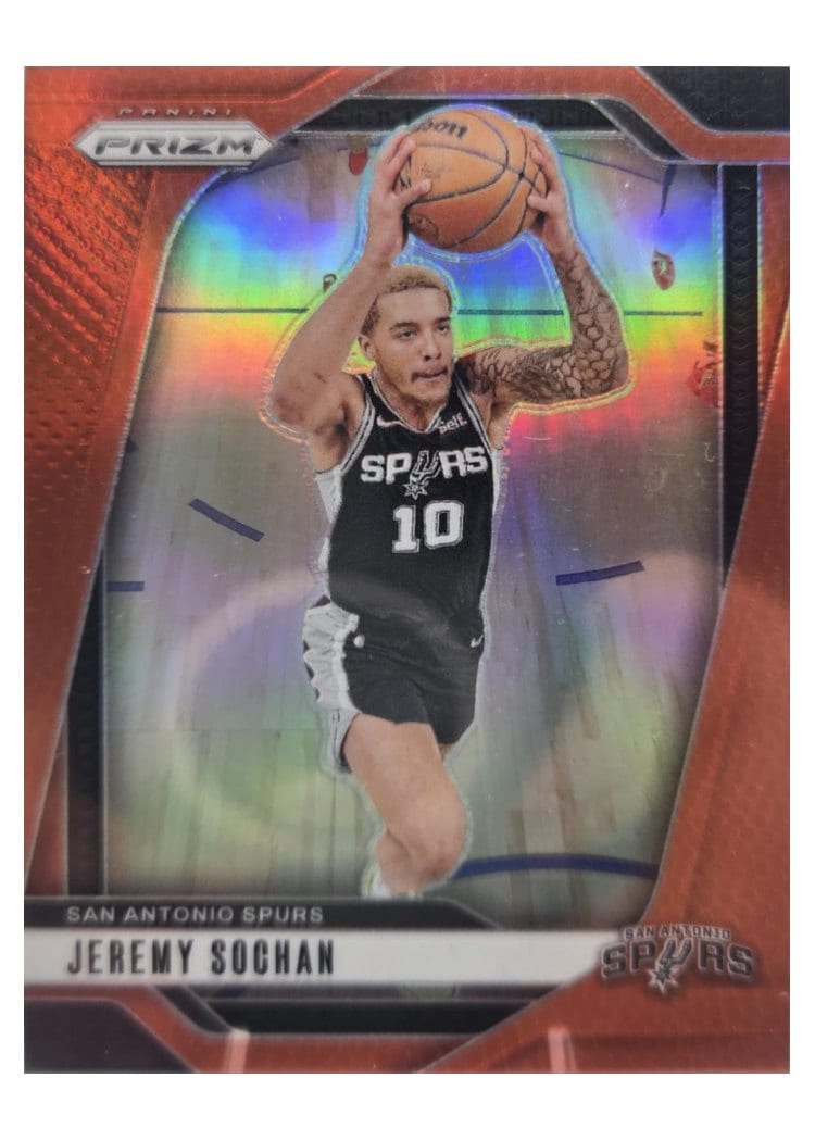 2024-25 Panini Prizm Base Set Jeremy Sochan #23 card