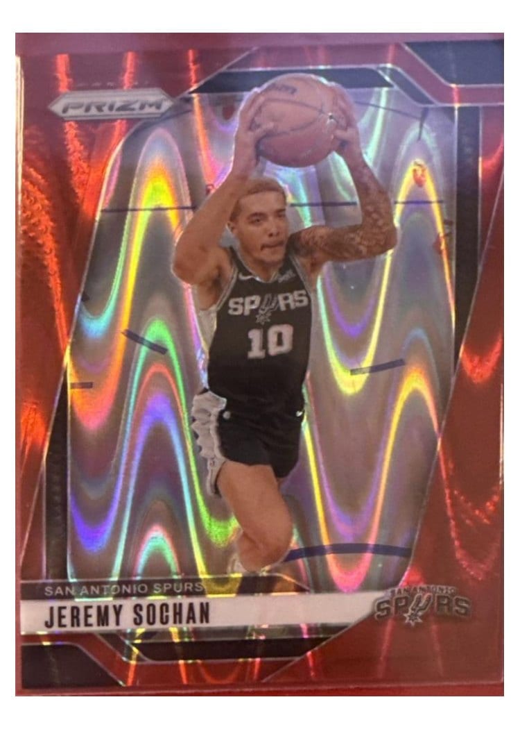 2024-25 Panini Prizm Base Set Jeremy Sochan #23 card