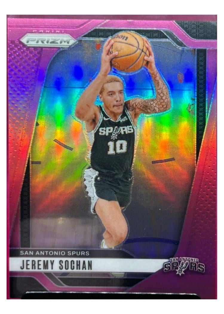 2024-25 Panini Prizm Base Set Jeremy Sochan #23 card