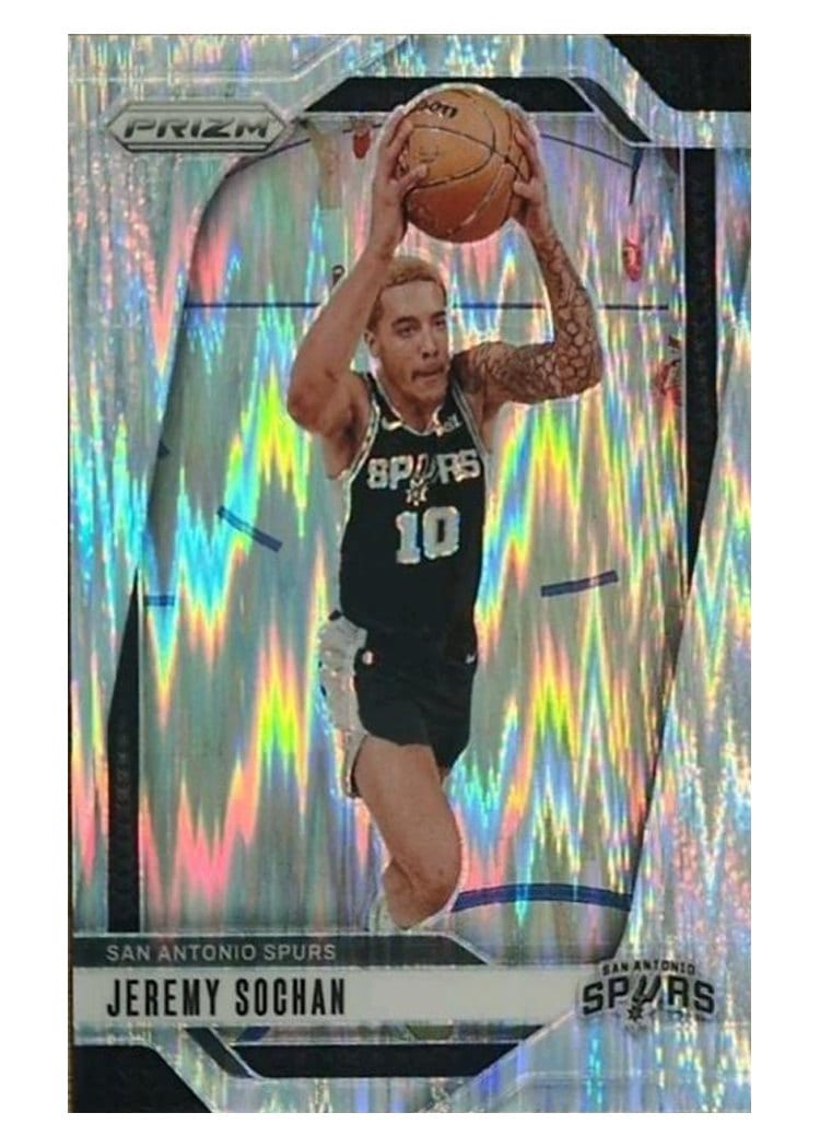 2024-25 Panini Prizm Base Set Jeremy Sochan #23 card