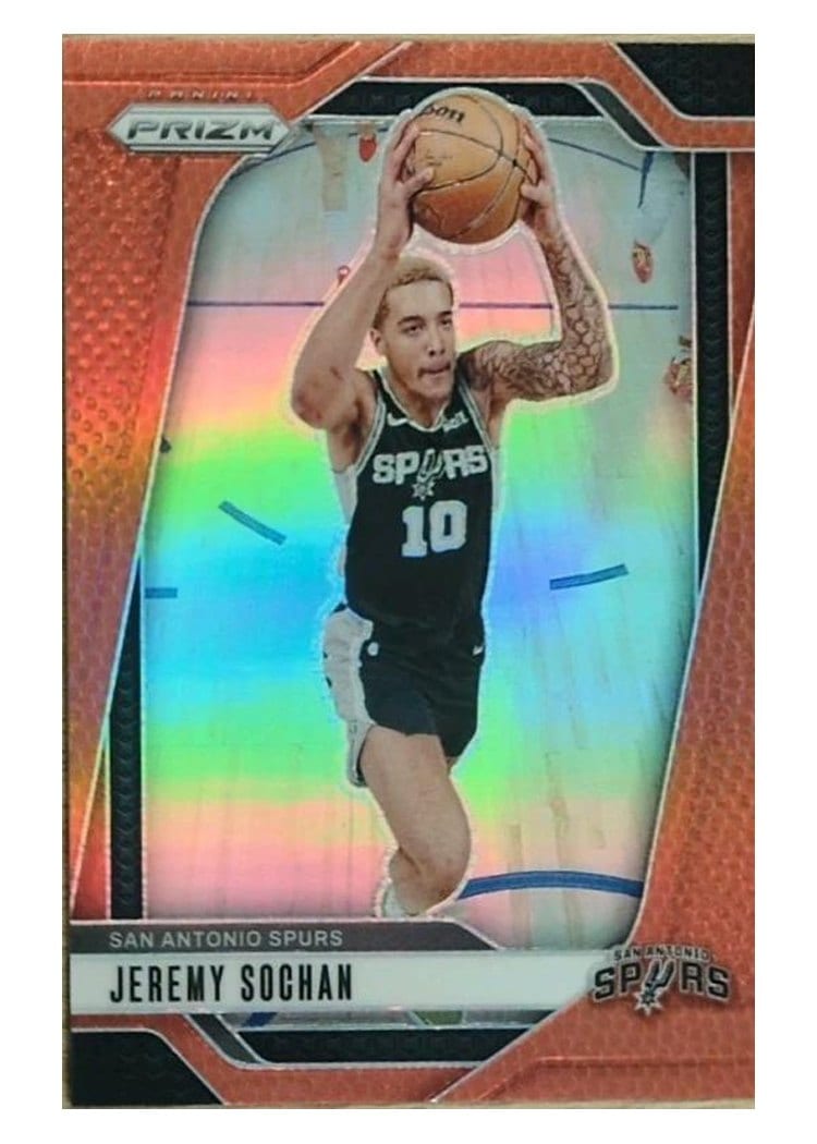 2024-25 Panini Prizm Base Set Jeremy Sochan #23 card