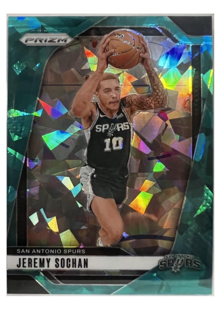 2024-25 Panini Prizm Base Set Jeremy Sochan #23 card
