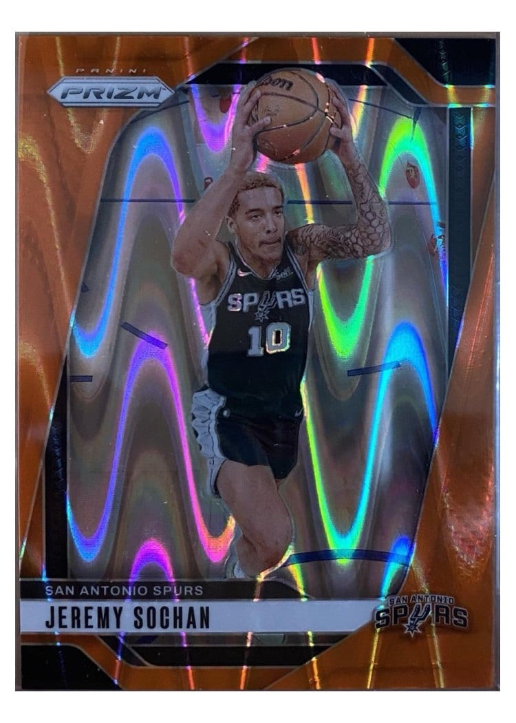 2024-25 Panini Prizm Base Set Jeremy Sochan #23 card