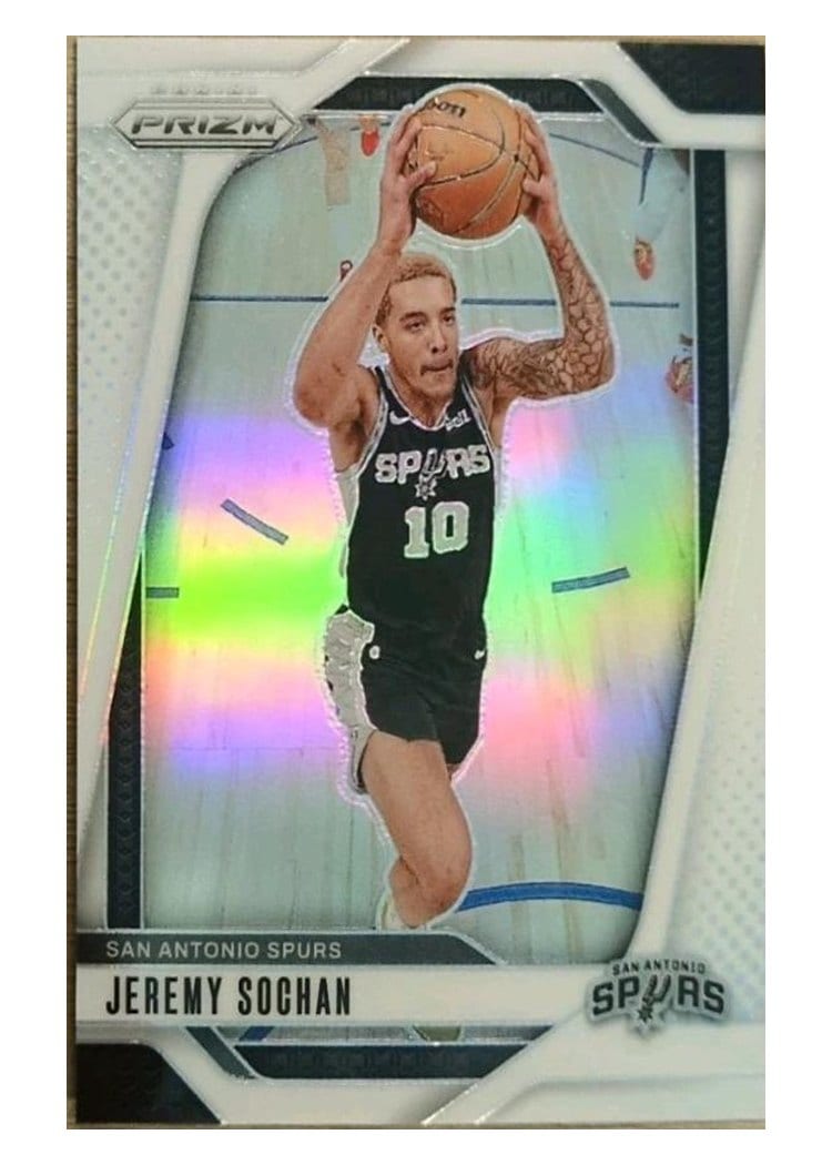 2024-25 Panini Prizm Base Set Jeremy Sochan #23 card