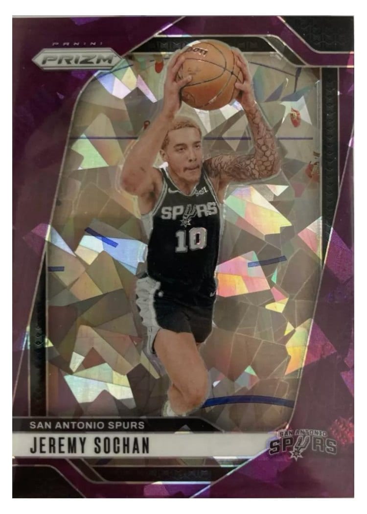 2024-25 Panini Prizm Base Set Jeremy Sochan #23 card