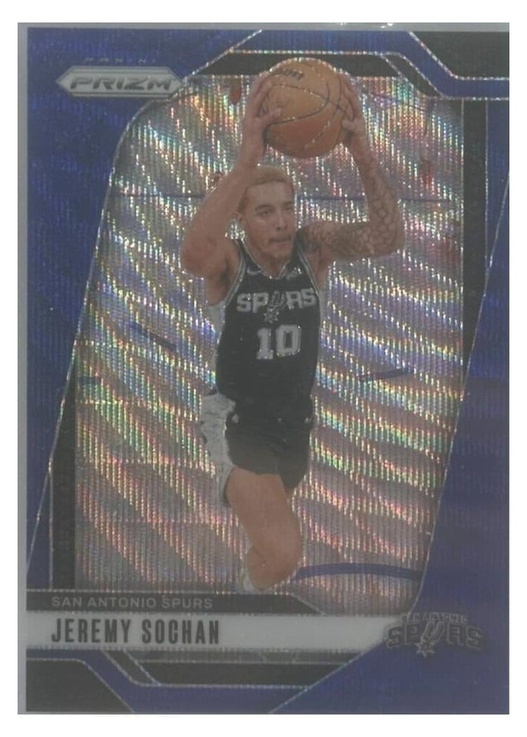 2024-25 Panini Prizm Base Set Jeremy Sochan #23 card