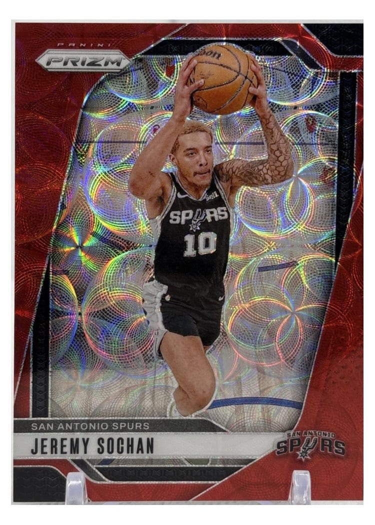 2024-25 Panini Prizm Base Set Jeremy Sochan #23 card