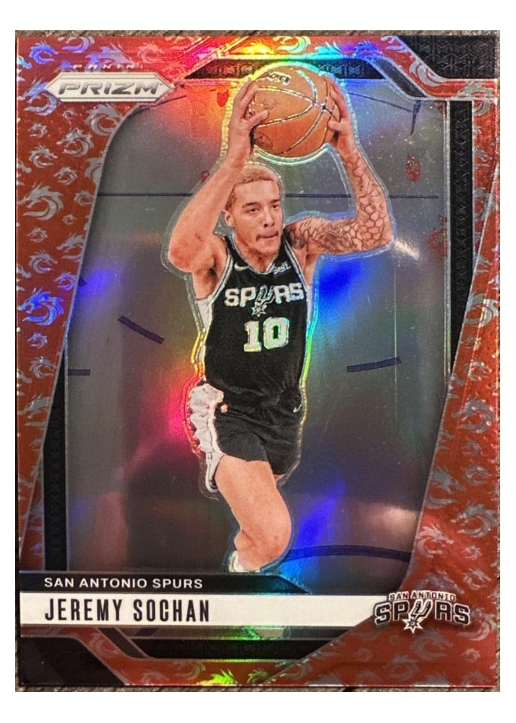 2024-25 Panini Prizm Base Set Jeremy Sochan #23 card