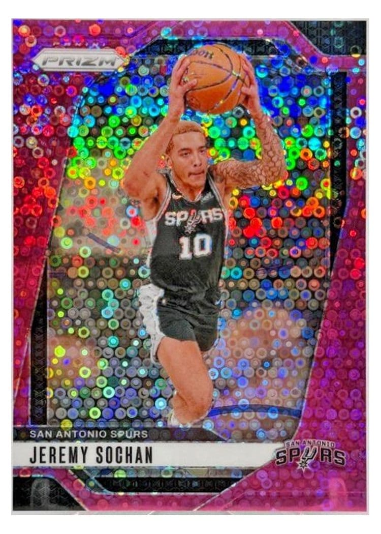 2024-25 Panini Prizm Base Set Jeremy Sochan #23 card