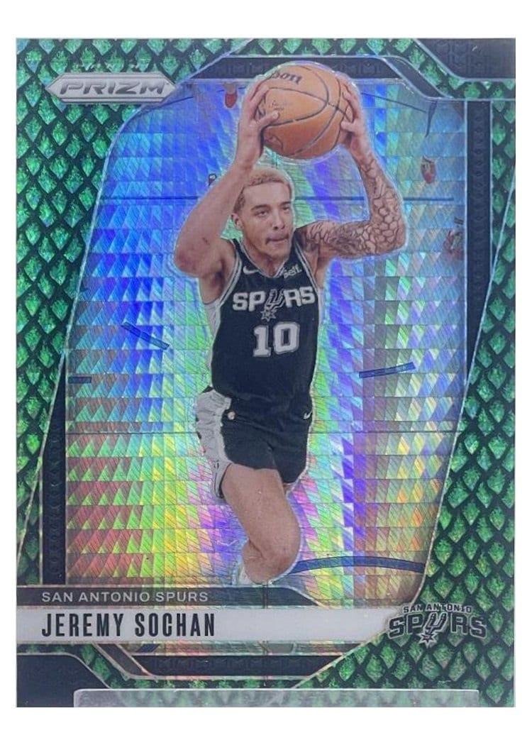 2024-25 Panini Prizm Base Set Jeremy Sochan #23 card
