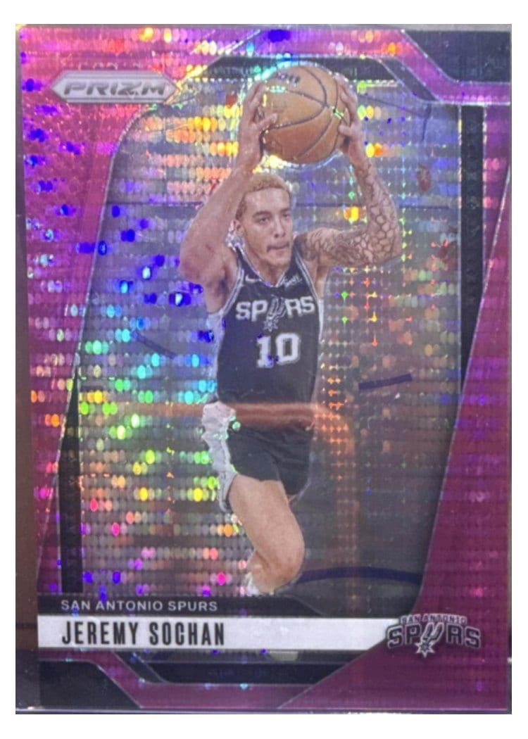 2024-25 Panini Prizm Base Set Jeremy Sochan #23 card