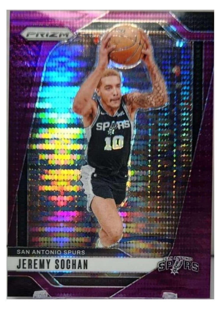 2024-25 Panini Prizm Base Set Jeremy Sochan #23 card