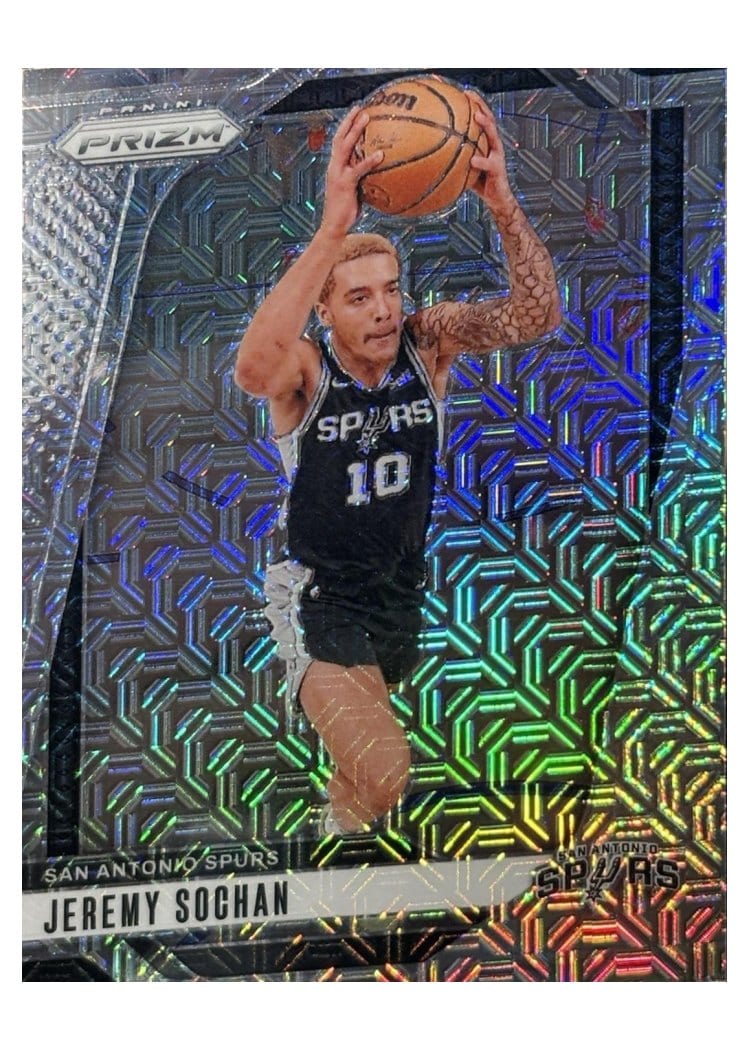 2024-25 Panini Prizm Base Set Jeremy Sochan #23 card