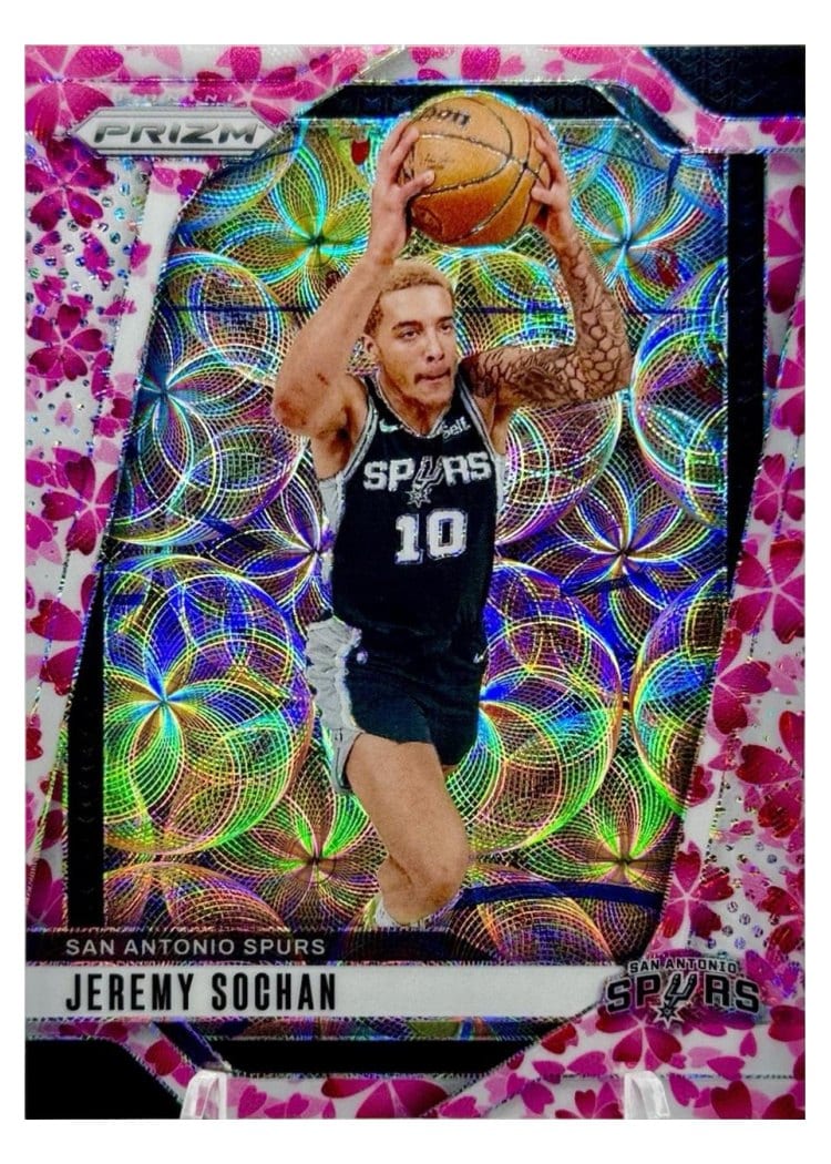 2024-25 Panini Prizm Base Set Jeremy Sochan #23 card