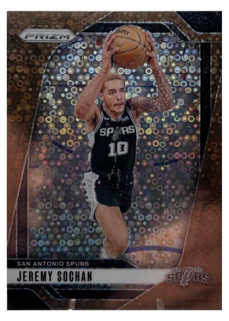 2024-25 Panini Prizm Base Set Jeremy Sochan #23 card