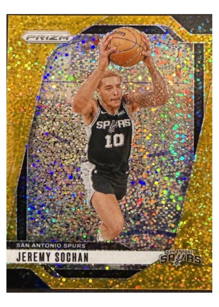2024-25 Panini Prizm Base Set Jeremy Sochan #23 card