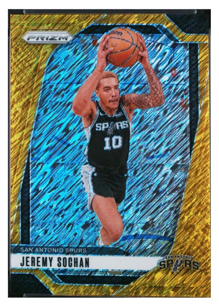 2024-25 Panini Prizm Base Set Jeremy Sochan #23 card