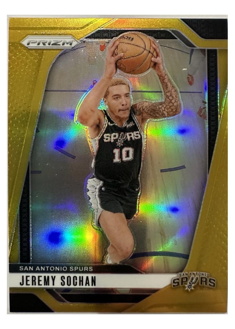 2024-25 Panini Prizm Base Set Jeremy Sochan #23 card