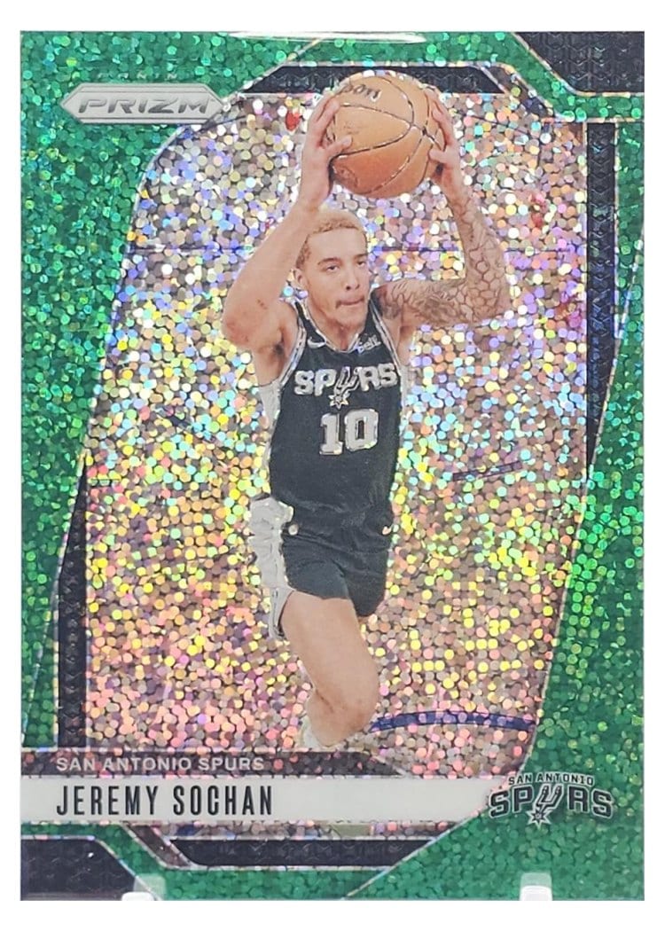 2024-25 Panini Prizm Base Set Jeremy Sochan #23 card