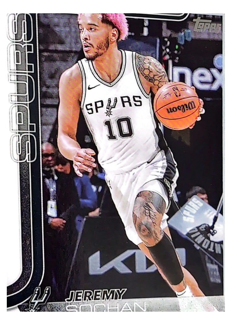 2025-26 Topps Base Set Jeremy Sochan #199 card