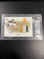 2021-22 SP Authentic Future Watch Autograph Patch Jeremy Swayman #FWAP-JS card