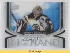 2021-22 Upper Deck Ovation Big Hand Jeremy Swayman #BH-22 card