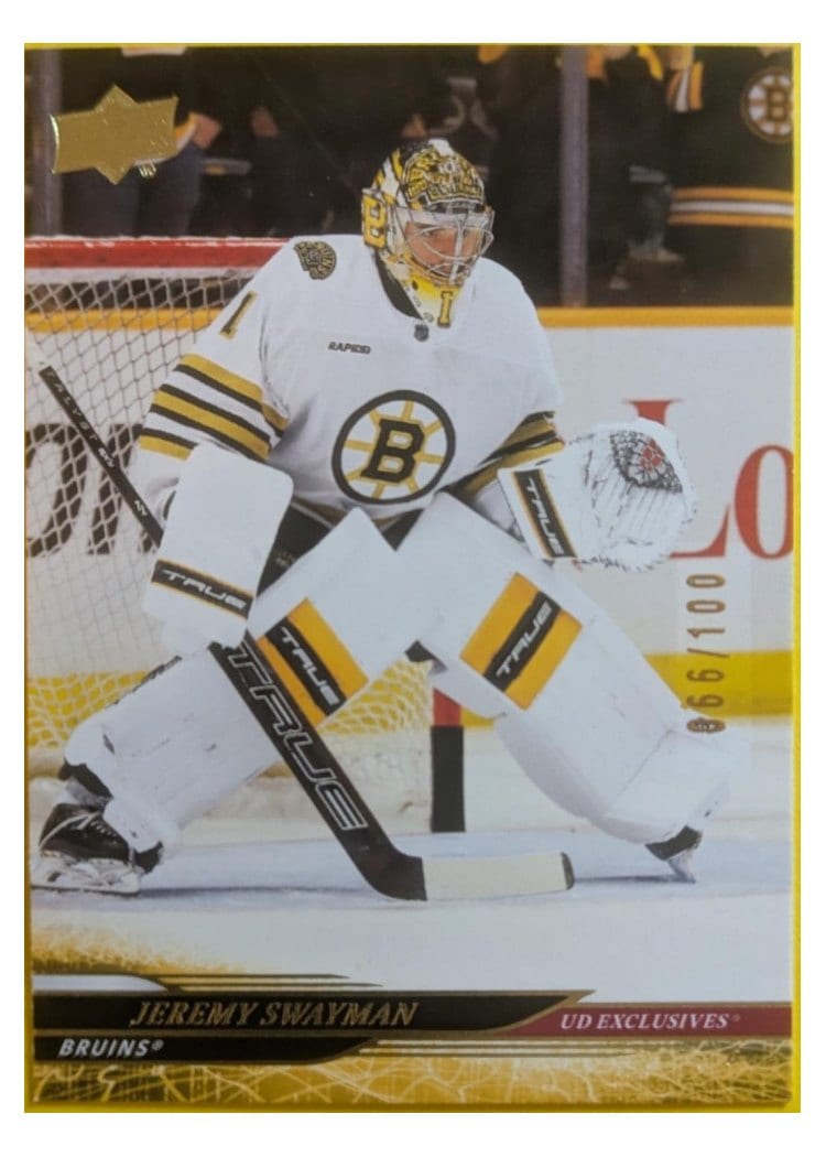 2024-25 Upper Deck Base Set Jeremy Swayman #256 card
