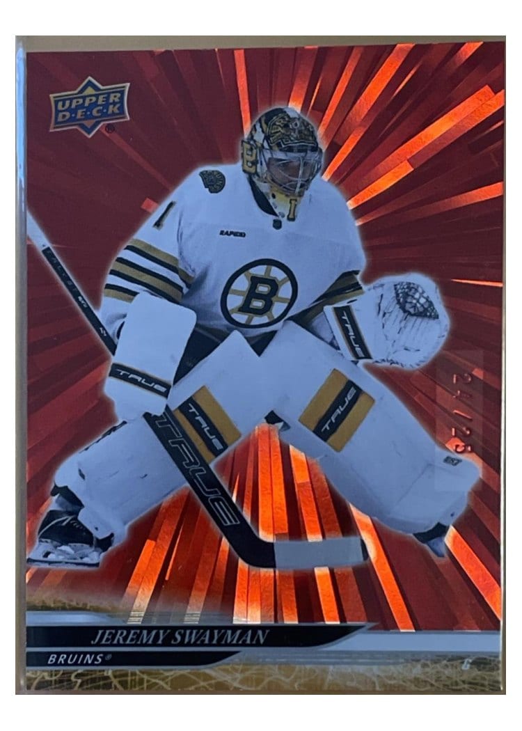 2024-25 Upper Deck Base Set Jeremy Swayman #256 card