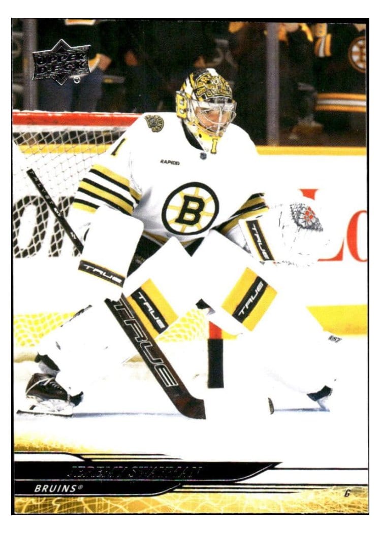 2024-25 Upper Deck Base Set Jeremy Swayman #256 card