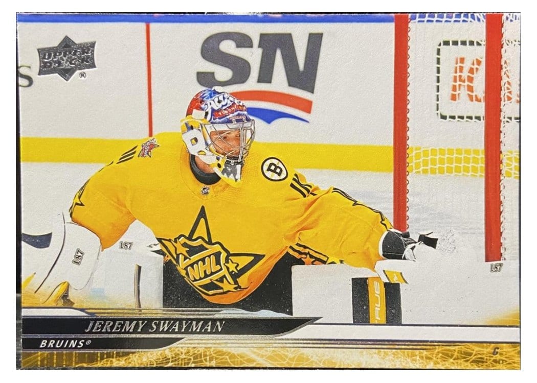2024-25 Upper Deck Base Set Jeremy Swayman #678 card