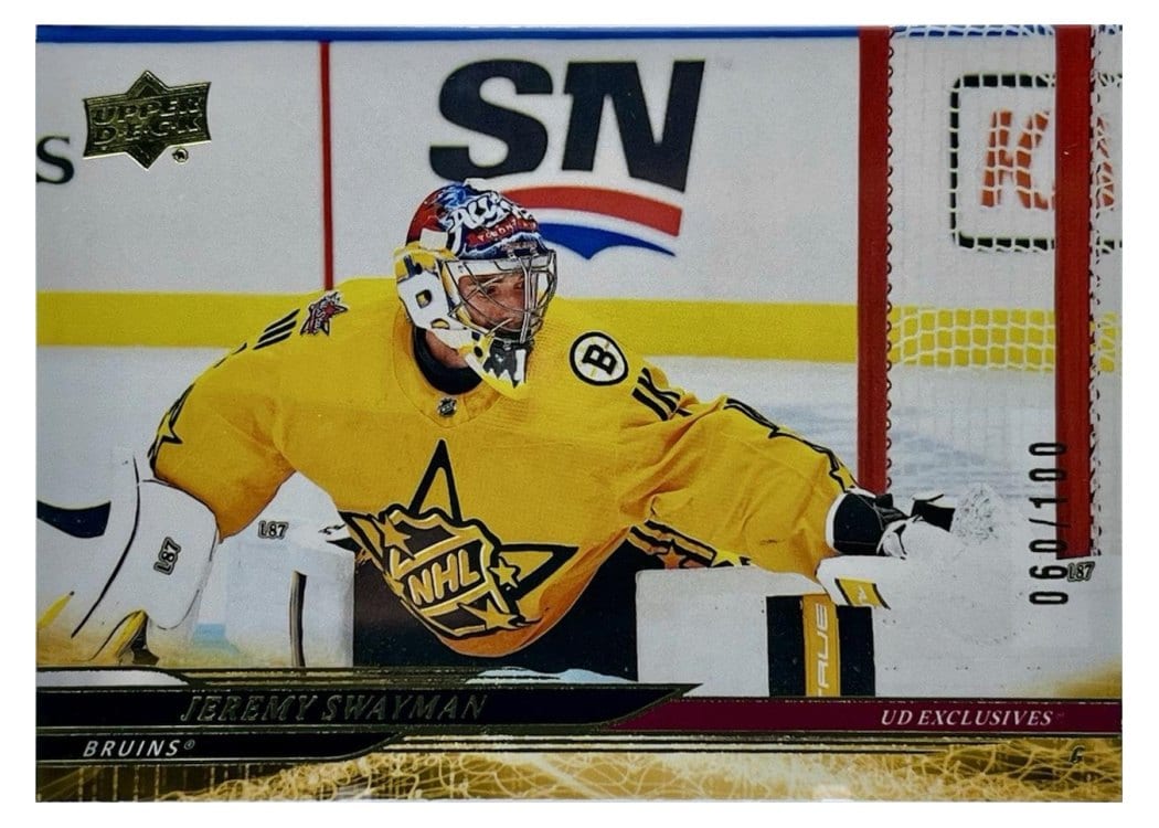 2024-25 Upper Deck Base Set Jeremy Swayman #678 card