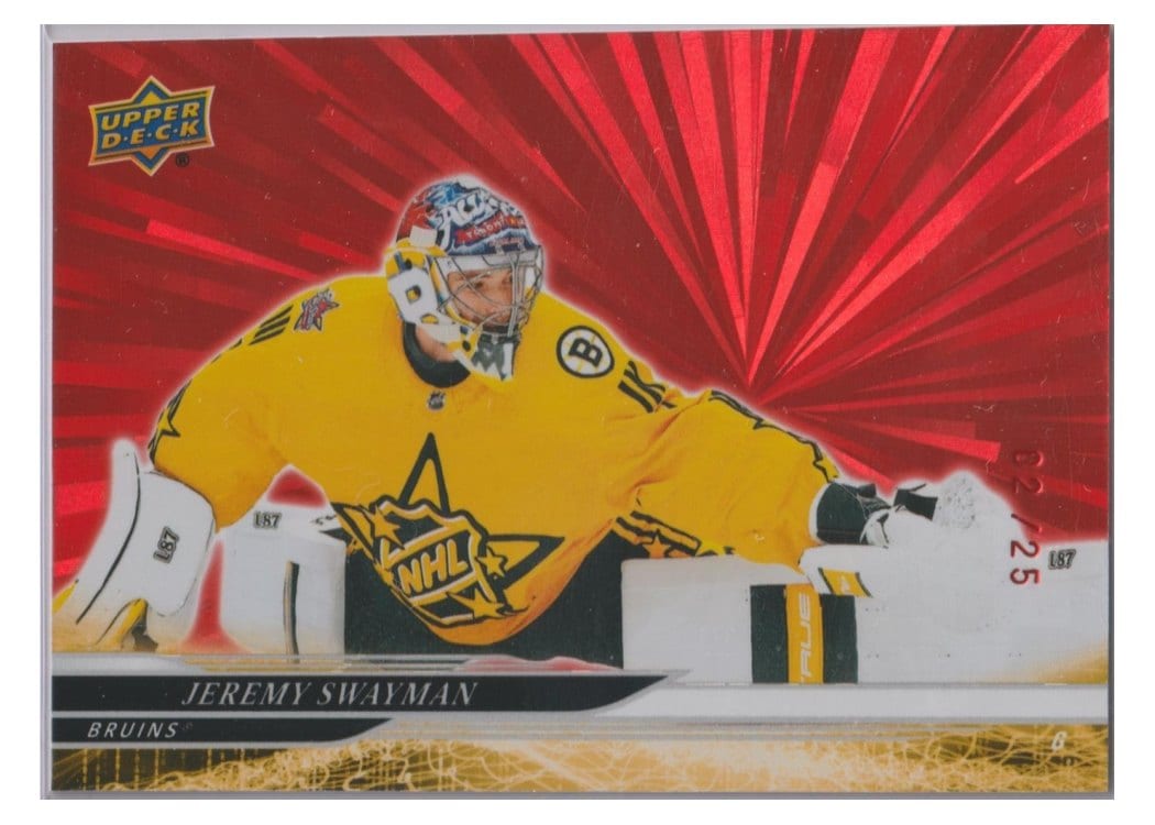 2024-25 Upper Deck Base Set Jeremy Swayman #678 card
