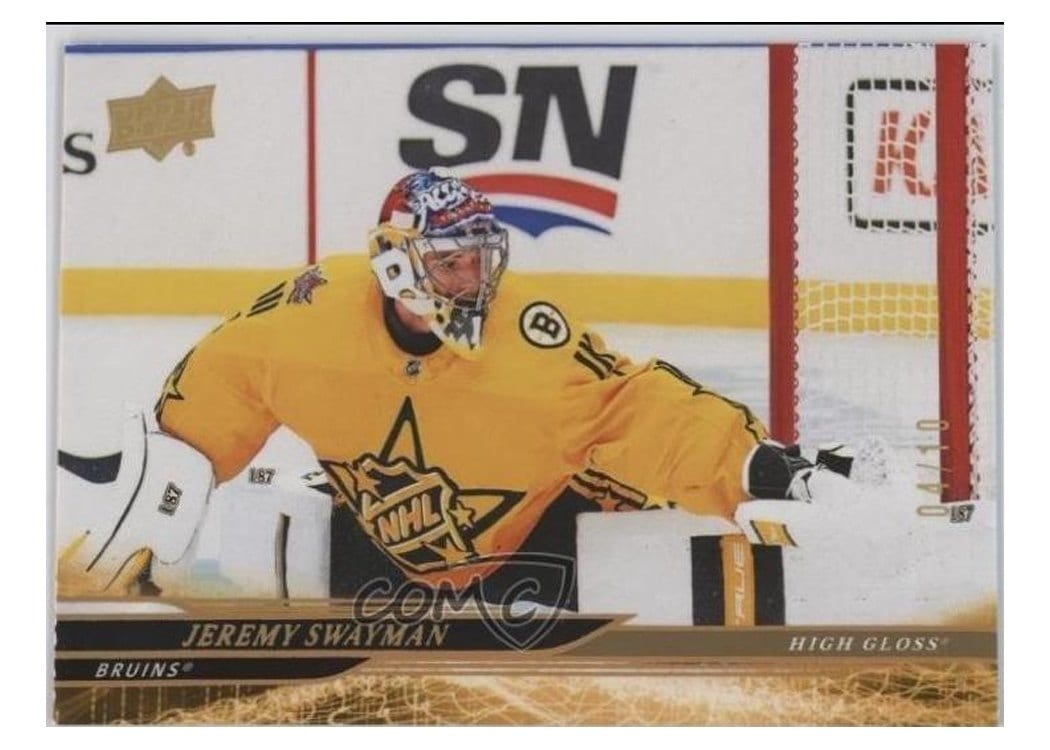 2024-25 Upper Deck Base Set Jeremy Swayman #678 card