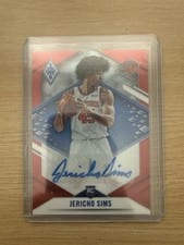 2021-22 Panini Chronicles Phoenix Rookie Auto Jericho Sims #PRA-JSI card