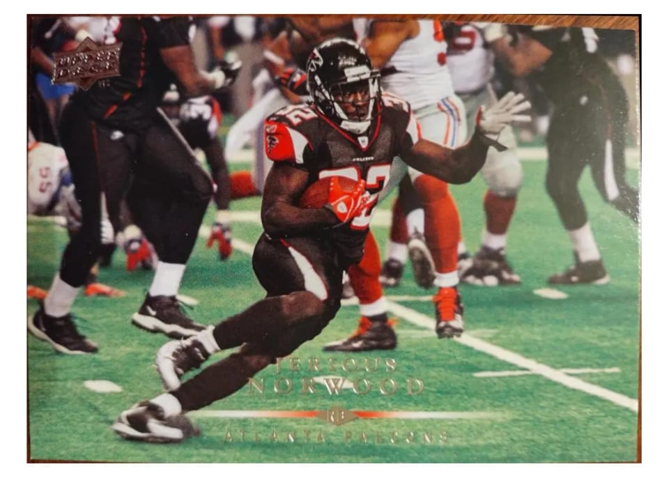 2008 Upper Deck Jerious Norwood #9 card