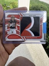 2024 Panini Immaculate Collection Rookie Numbers Jermaine Burton #19 card