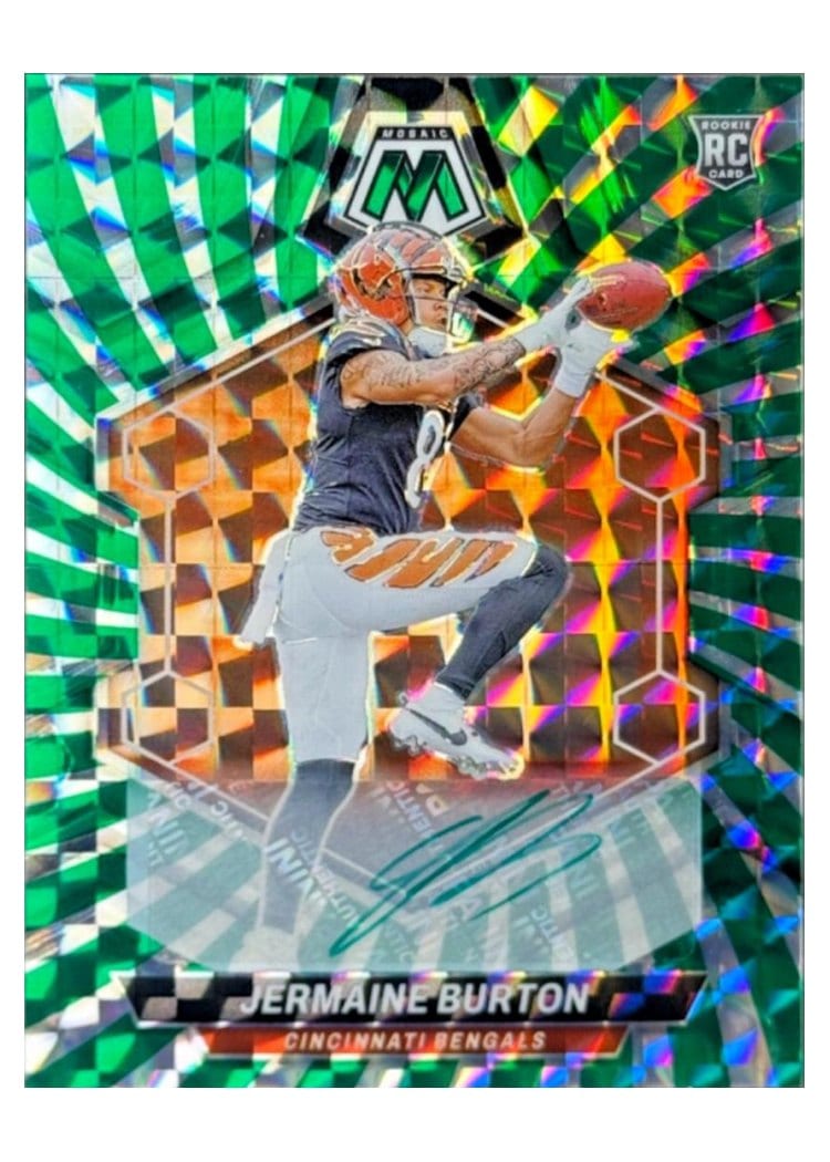 2024 Panini Mosaic Base Set Jermaine Burton #366 card