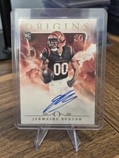 2024 Panini Origins Rookie Autographs Jermaine Burton #RAU-JBU card