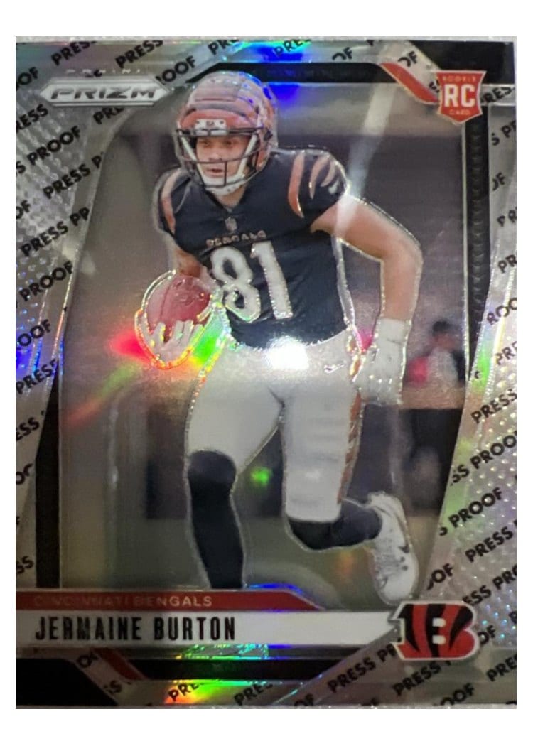 2024 Panini Prizm Base Set Jermaine Burton #350 card