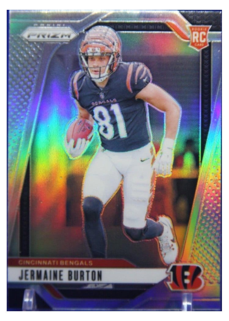 2024 Panini Prizm Base Set Jermaine Burton Silver #350 card