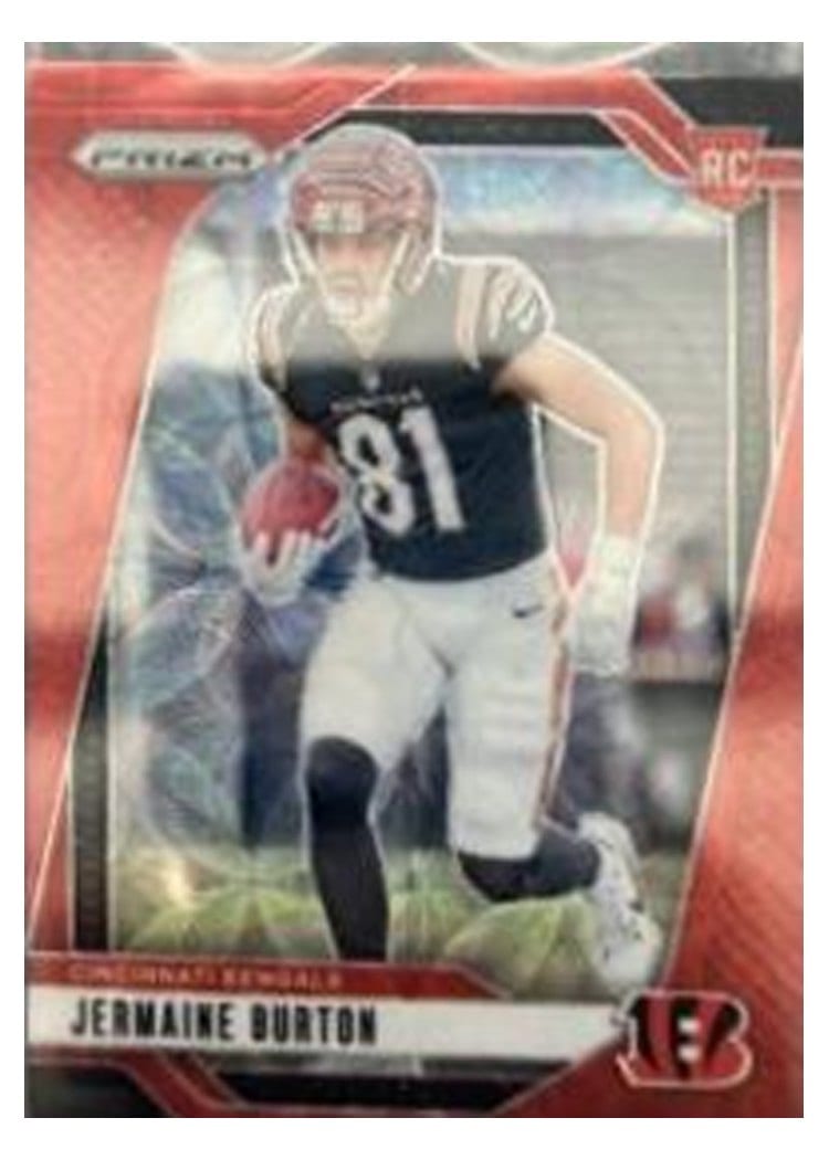 2024 Panini Prizm Base Set Jermaine Burton #350 card