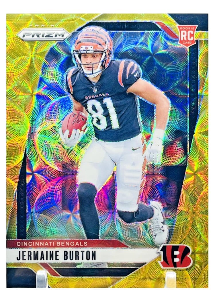 2024 Panini Prizm Base Set Jermaine Burton Choice Gold #350