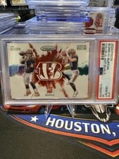 2024 Panini Prizm Dual Color Blast Jermaine Burton / Joe Burrow #12 card