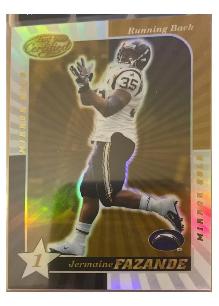 2000 Leaf Certified Jermaine Fazande #79 card