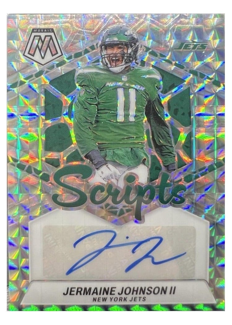 2024 Panini Mosaic Scripts Jermaine Johnson II #SC-JJ2 card